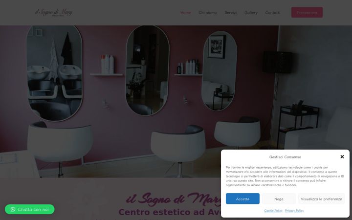 Screenshot of ilsognodimary.it