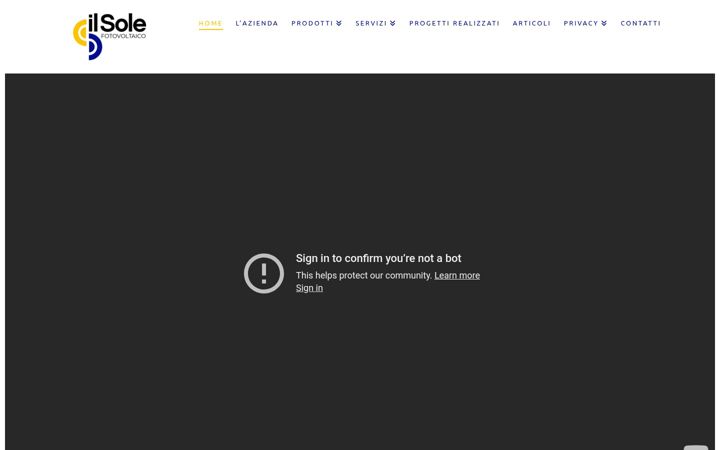 Screenshot stránky ilsole-energierinnovabili.it