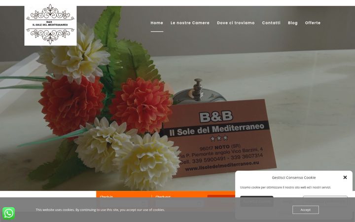 Screenshot of ilsoledelmediterraneo.eu