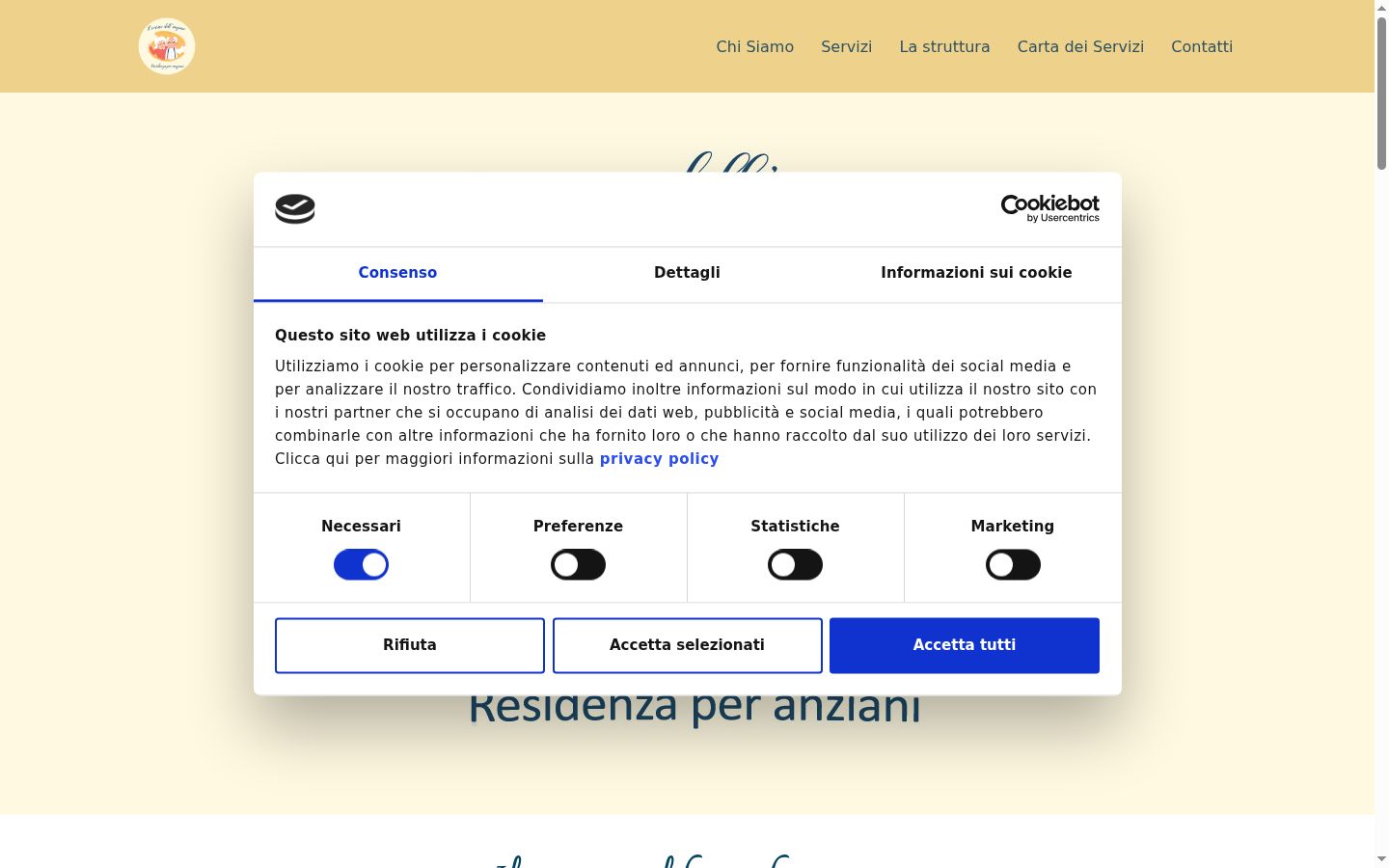 Screenshot tal-banner tal-kunsens muri qabel kwalunkwe interazzjoni