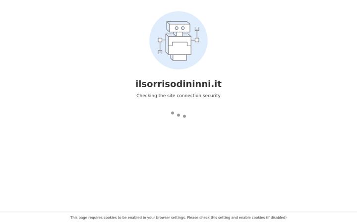 Screenshot of ilsorrisodininni.it
