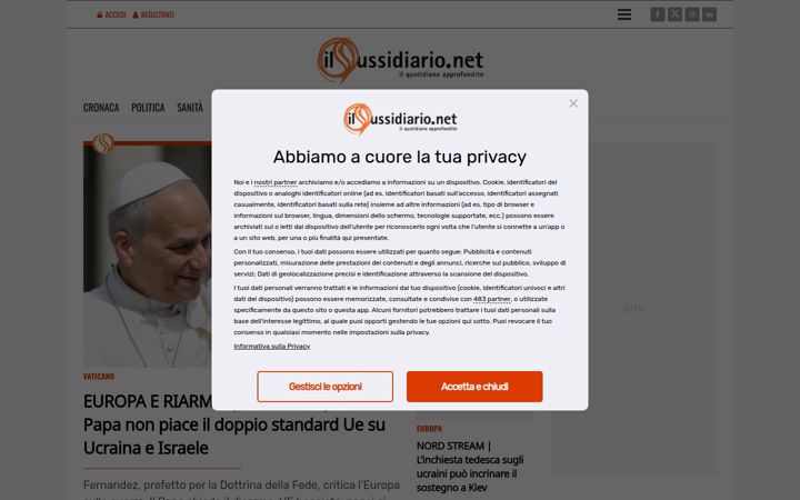 Screenshot of ilsussidiario.net