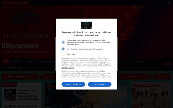 Screenshot of ilsycomoro.it