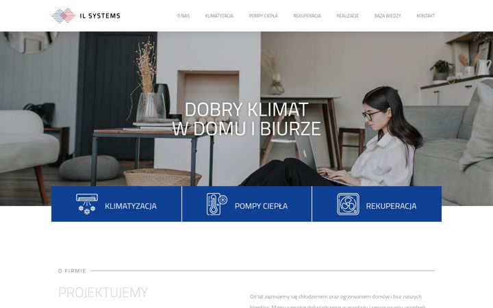 Posnetek zaslona ilsystems.pl