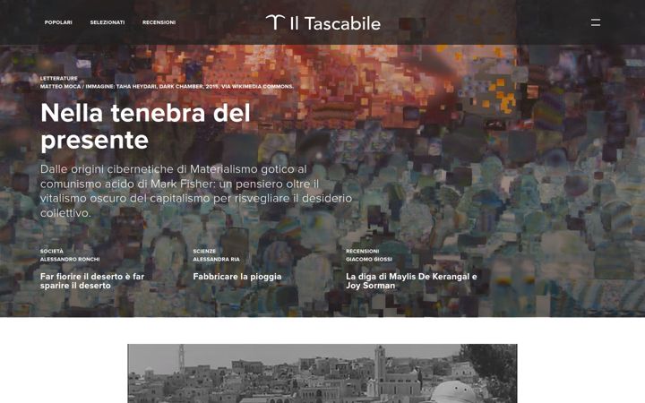 Screenshot of iltascabile.com