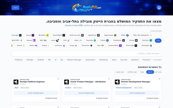 Screenshot of iltechjobs.com