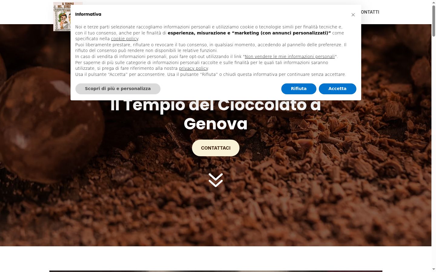 Screenshot tal-banner tal-kunsens muri qabel kwalunkwe interazzjoni
