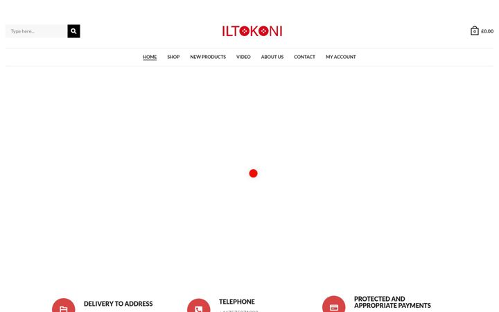 Screenshot of iltokoni.co.uk