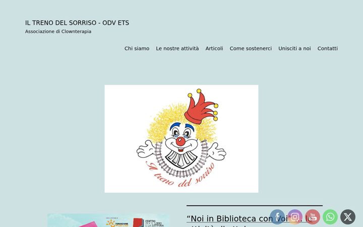 Zrzut ekranu iltrenodelsorriso.it