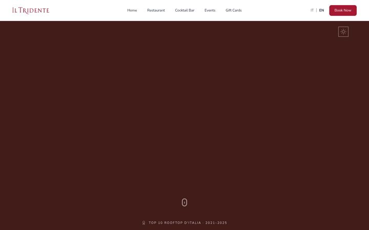 Screenshot of iltridentepositano.com