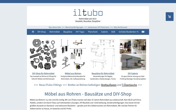 Screenshot of iltubo.de