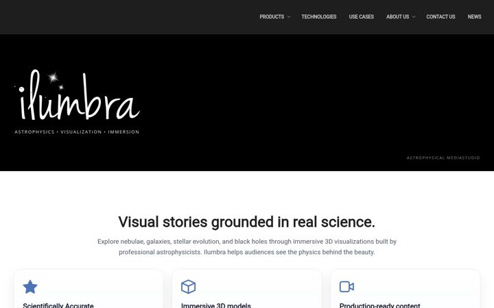 Screenshot stránky ilumbra.com