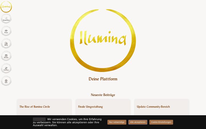 Screenshot stránky ilumina-circle.com