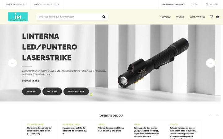 Screenshot stránky iluminanerja.com