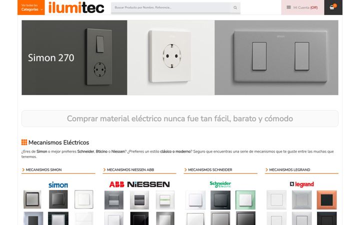 Ekrano kopija ilumitec.es