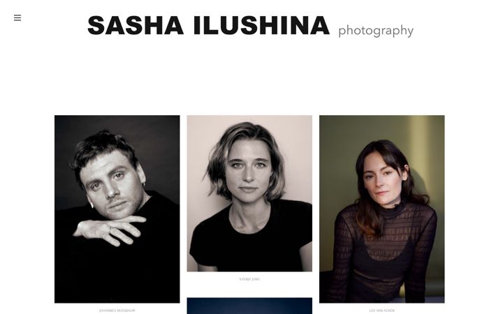 Screenshot of ilushinaphoto.com