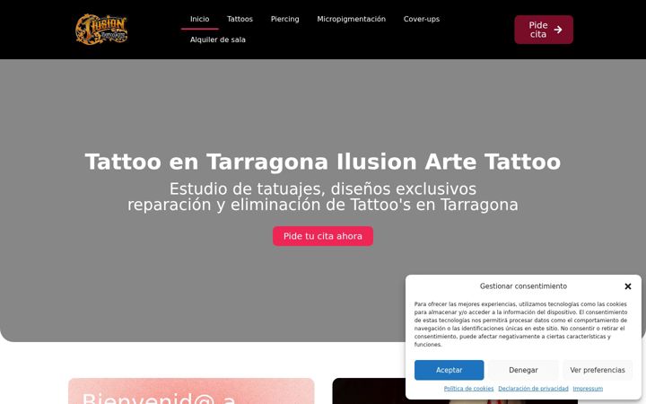 Képernyőkép: ilusiontattooarte.com