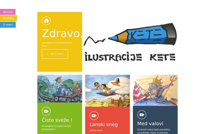 Screenshot von ilustracije-kete.si