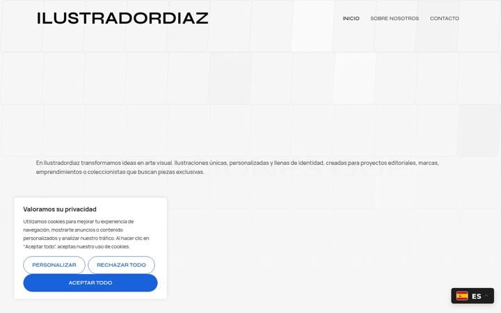 Screenshot of ilustradordiaz.com