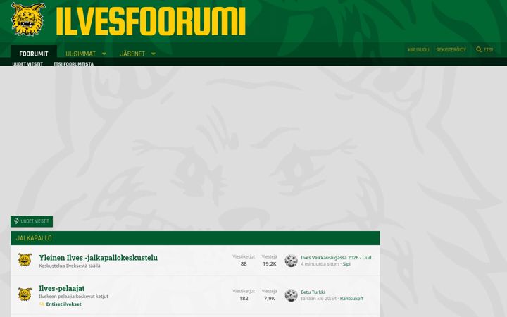 Screenshot of ilvesfoorumi.com