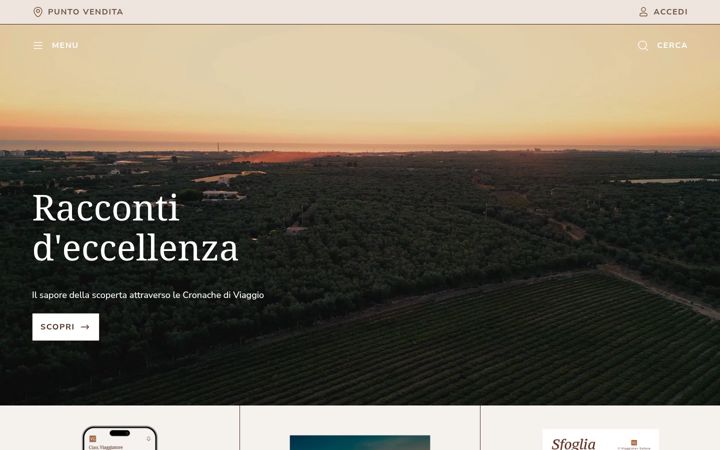 Screenshot of ilviaggiatorgoloso.it