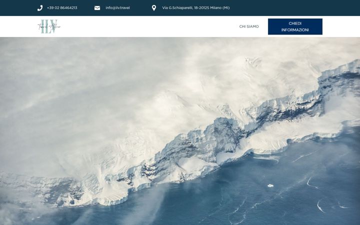 Screenshot of ilviaggioantartide.expert