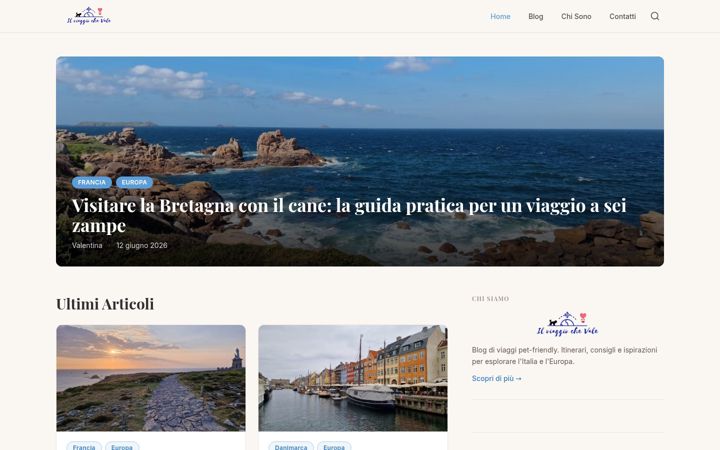 Screenshot of ilviaggiochevale.it