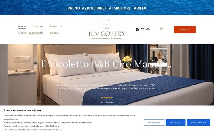 Screenshot of ilvicolettobnb.it