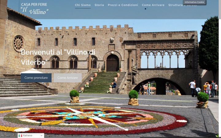 Screenshot of ilvillinodiviterbo.it