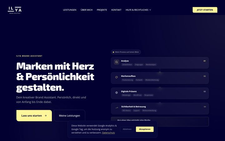 Screenshot of ilya-brandassistant.de