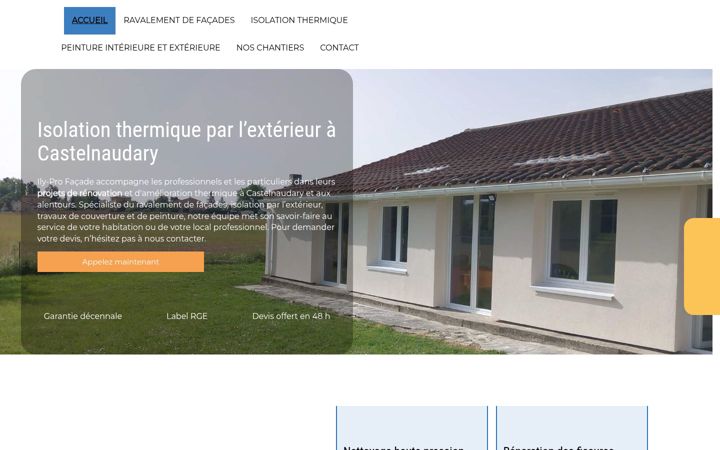 Screenshot of ilypro-facades.fr
