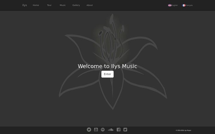 Screenshot of ilysmusic.com