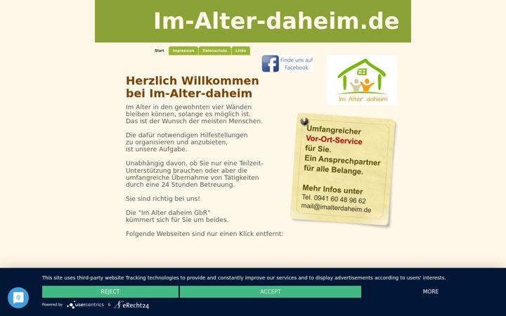 Screenshot of im-alter-daheim.de