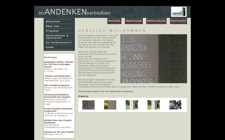 Screenshot of im-andenken-verbleiben.de