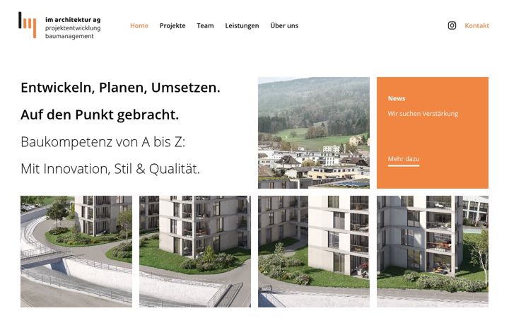 Skjermbilde av im-architektur.ch
