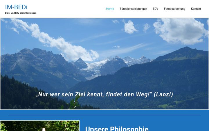 Screenshot of im-bedi.de