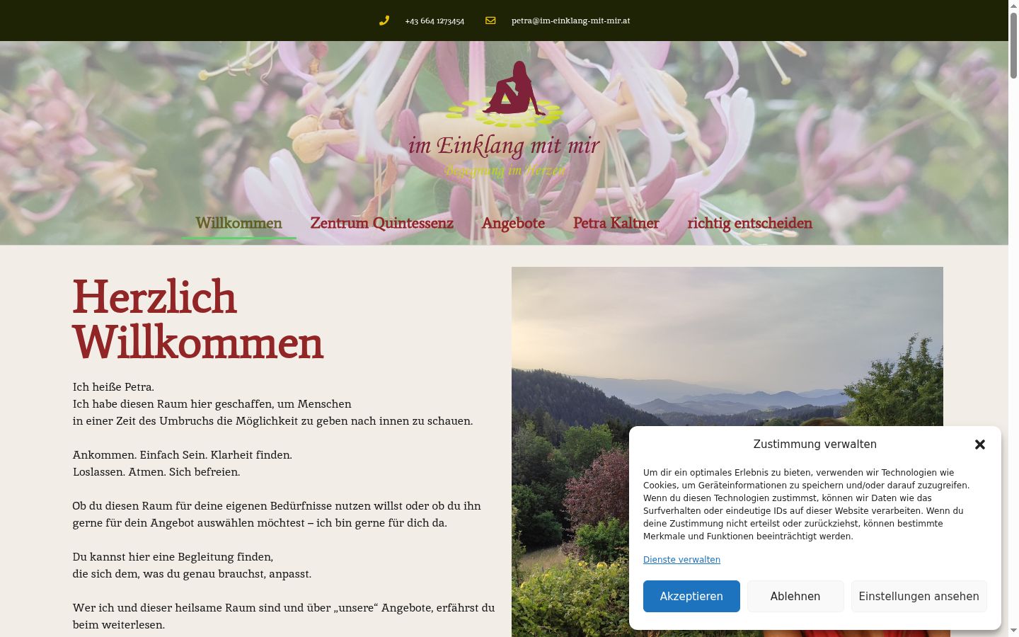 Screenshot tal-banner tal-kunsens muri qabel kwalunkwe interazzjoni