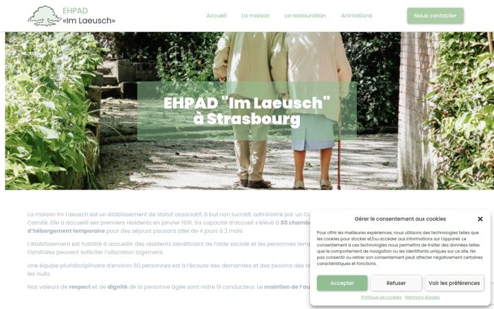 Screenshot of im-laeusch.fr
