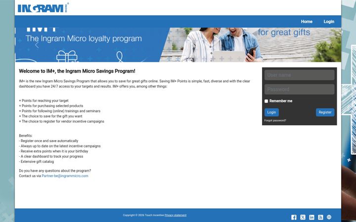 Screenshot of im-plus.be