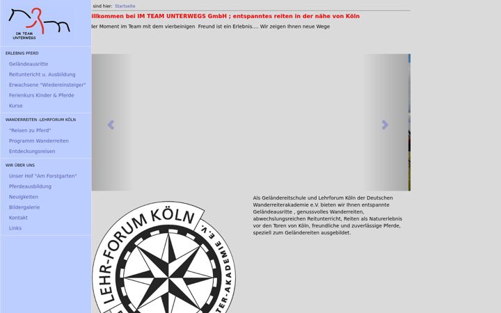 Screenshot of im-team-unterwegs.de