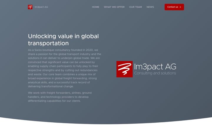 Skærmbillede af im3pact.net