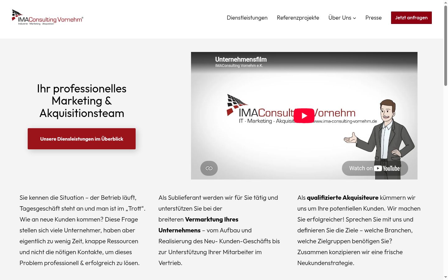 Screenshot des Einwilligungsbanners vor jeglicher Interaktion