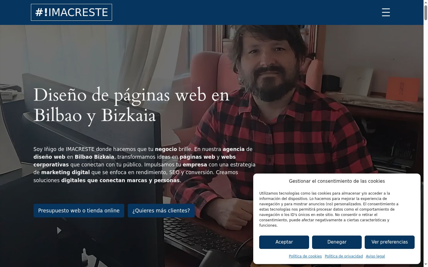 Sutikimo reklamjuostės, rodytos prieš bet kokią sąveiką, ekrano kopija