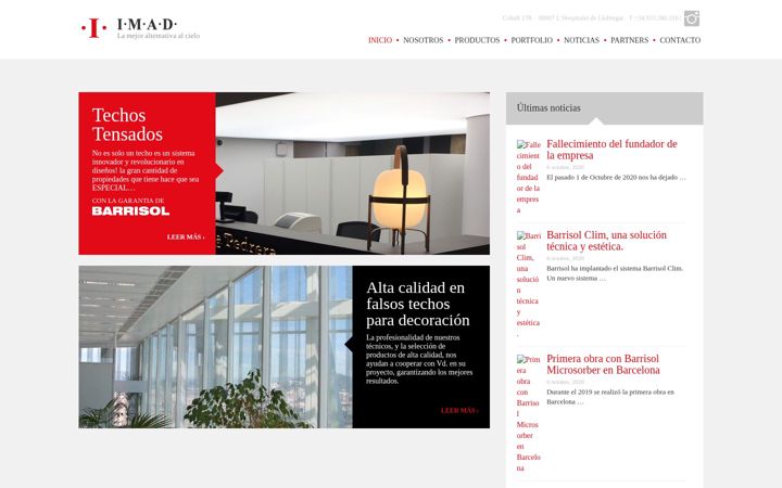 Screenshot of imadsa.es