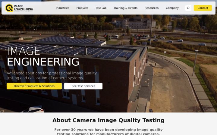 Screenshot of image-engineering.de