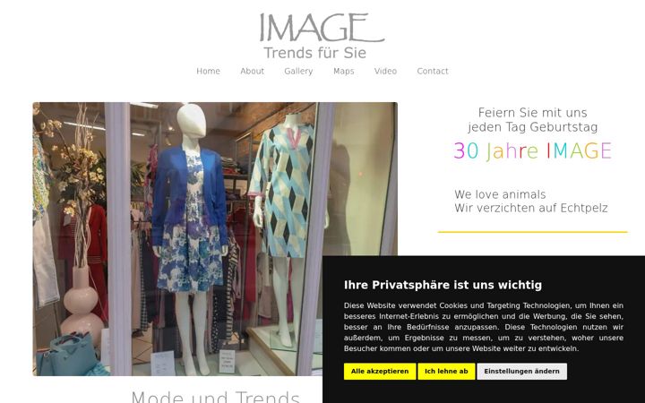 Screenshot of image-trends-fuer-sie.eu