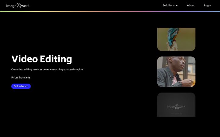 Screenshot of image2work.com