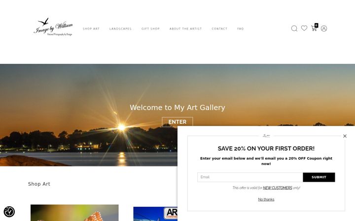 Screenshot of imagebywilliam.com