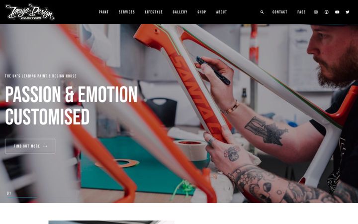 Screenshot of imagedesigncustom.co.uk