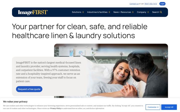 Screenshot of imagefirst.com